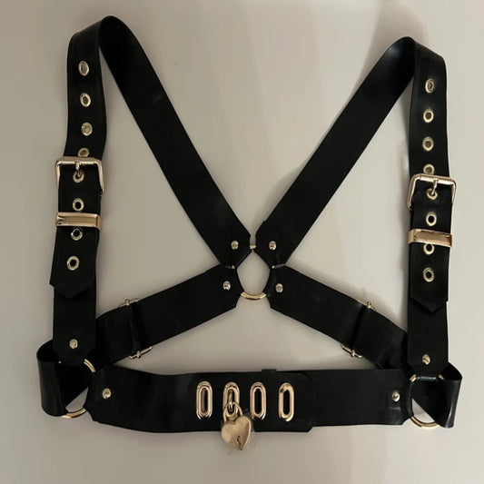 "LOVE LOCKED" Single Leg Harness