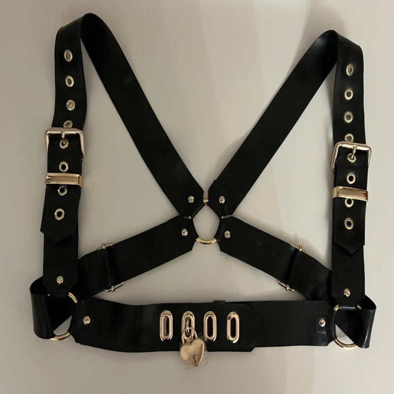 "LOVE LOCKED" Double Leg Harness